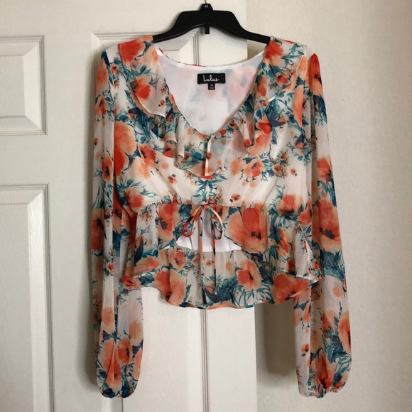 Lulus Tops - Lulu’s - Floral Top - Size M